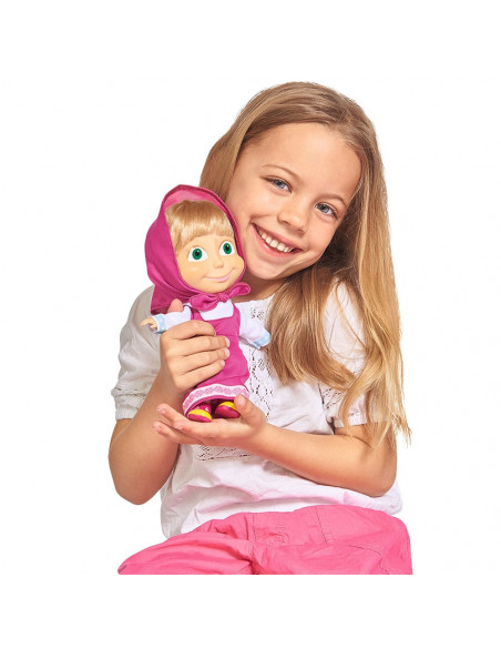 Set Simba Masha and The Bear papusa Masha 23 cm si ursulet de