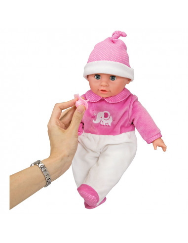 Papusa cu corp moale Simba Laura Bedtime 38 cm cu