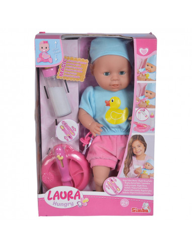 Papusa Simba Laura Hungry 38 cm,S105010964