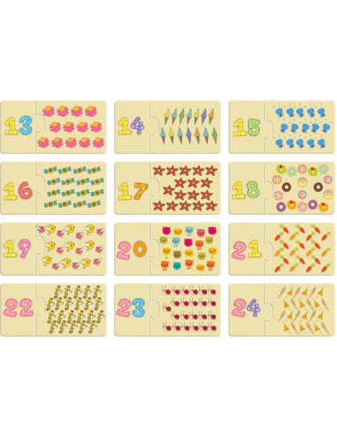 Invata Sa Numeri, Puzzle Noriel, 48 Piese,Uniq3867