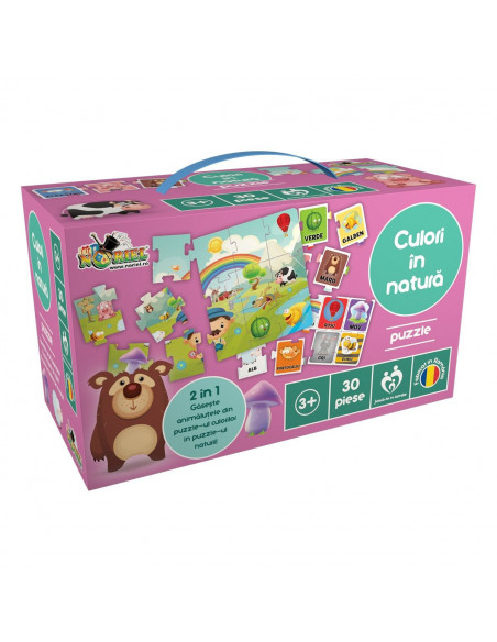 Culori In Natura, Puzzle Noriel, 30 Piese,Uniq3874