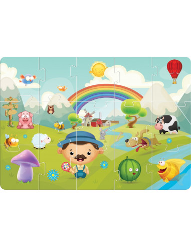 Culori In Natura, Puzzle Noriel, 30 Piese,Uniq3874