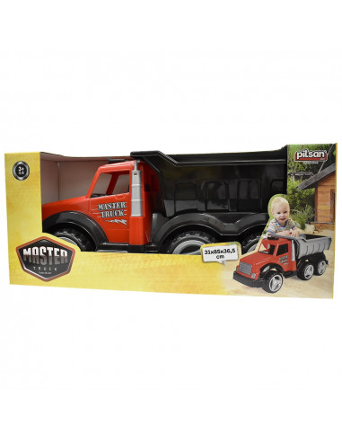 Camion basculant Pilsan Master Truck red,PL-06-621-RE