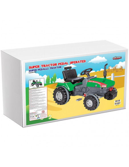 Tractor cu pedale Pilsan Super 07-294 green,PL-07-294