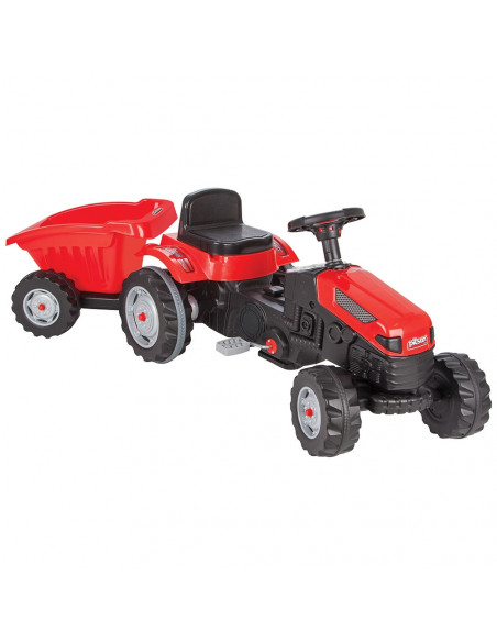 Tractor cu pedale si remorca Pilsan Active with Trailer 07-316 Tractor cu pedale si remorca Pilsan Active with Trailer 07-316