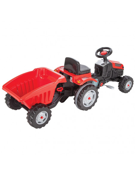 Tractor cu pedale si remorca Pilsan Active with Trailer 07-316 Tractor cu pedale si remorca Pilsan Active with Trailer 07-316