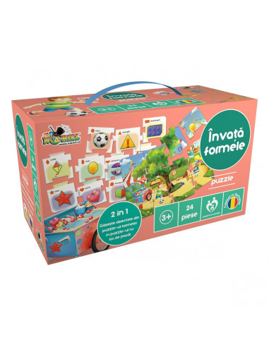 Invata Formele, Puzzle Noriel, 24,Uniq3850