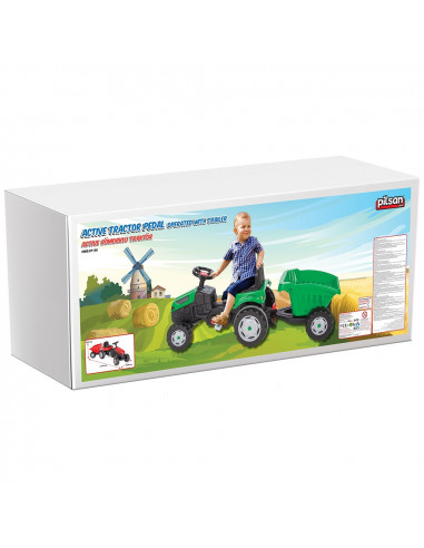 Tractor cu pedale si remorca Pilsan Active with Trailer 07-316