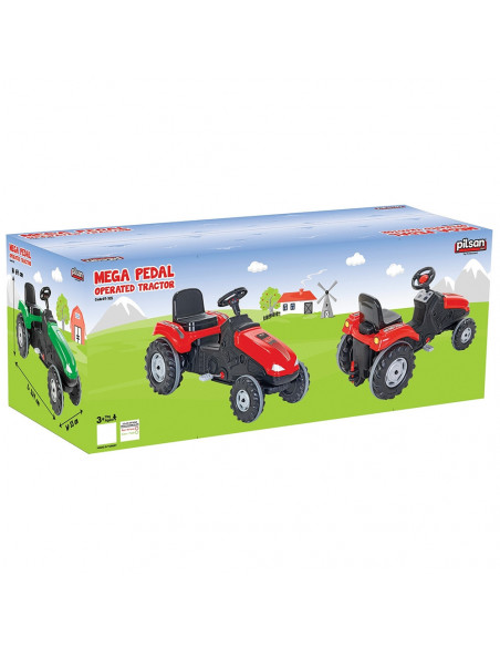 Tractor cu pedale Pilsan Mega 07-321 red,PL-07-321-RE