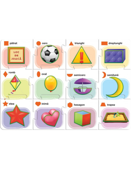 Invata Formele, Puzzle Noriel, 24,Uniq3850