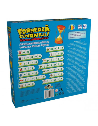 Formeaza Cuvantul Contracronometru, Puzzle Noriel, 72
