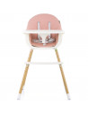 Scaun de masa Chipolino Rio 2 in 1 peony pink,STHRI02103PP