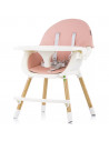 Scaun de masa Chipolino Rio 2 in 1 peony pink,STHRI02103PP