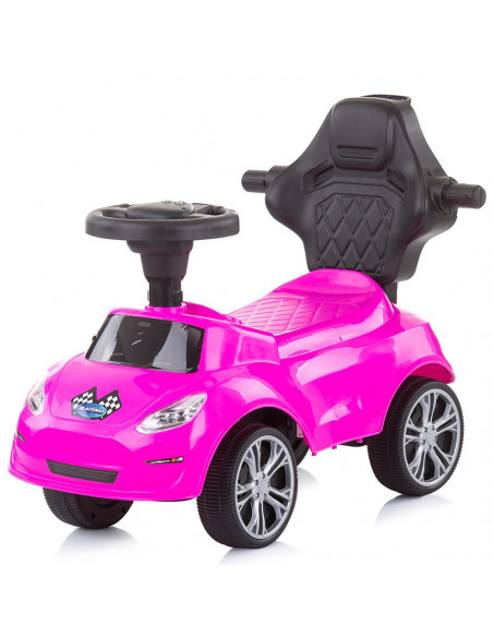 Masinuta de impins Chipolino Turbo pink cu maner,ROCTR02106PI