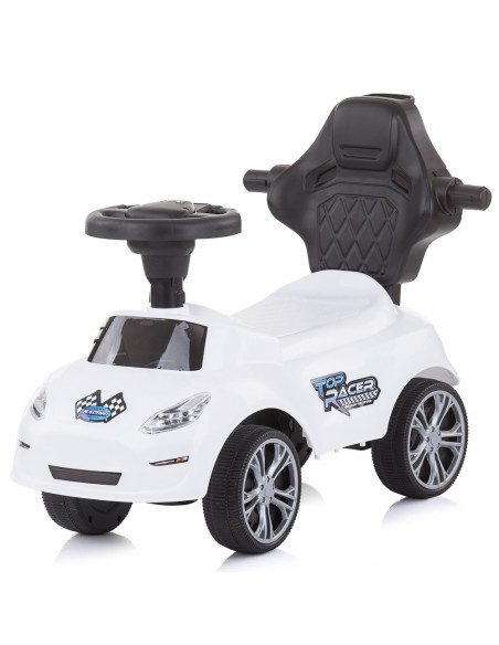 Masinuta de impins Chipolino Turbo white cu maner,ROCTR02101WH