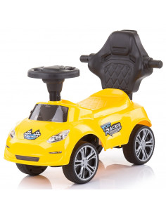 Masinuta de impins Chipolino Turbo yellow cu maner,ROCTR02104YE 2