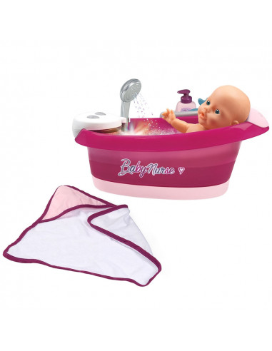 Cadita pentru papusa Smoby Baby Nurse Baleno Bath,S7600220362