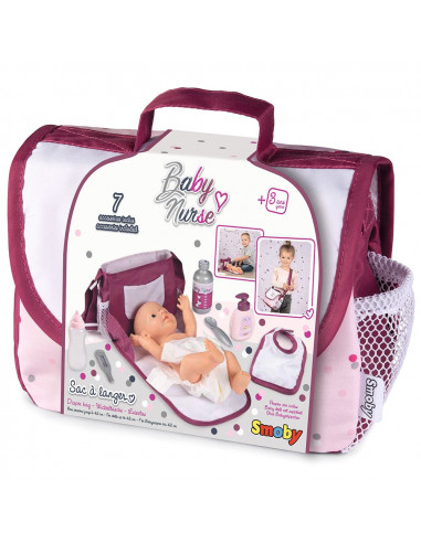 Gentuta de infasat pentru papusa Smoby Baby Nurse Changing Bag