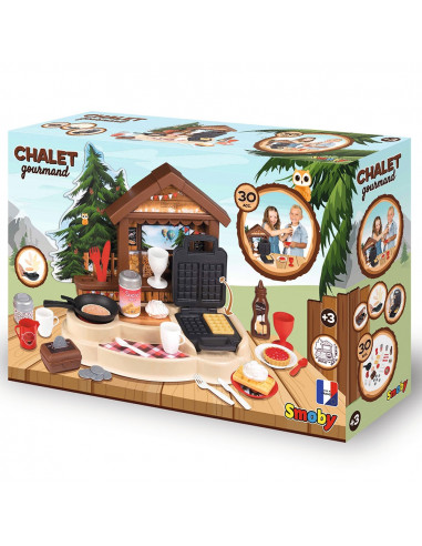 Bucatarie Smoby Gourmand Chalet cu accesorii,S7600310557