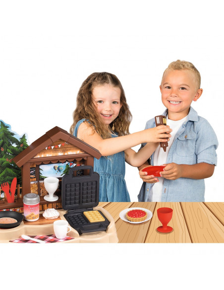Bucatarie Smoby Gourmand Chalet cu accesorii,S7600310557