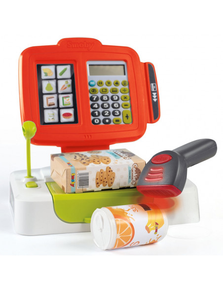 Jucarie Smoby Casa de marcat Large Cash Register rosu cu