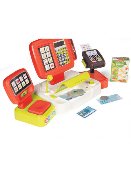 Jucarie Smoby Casa de marcat Large Cash Register rosu cu