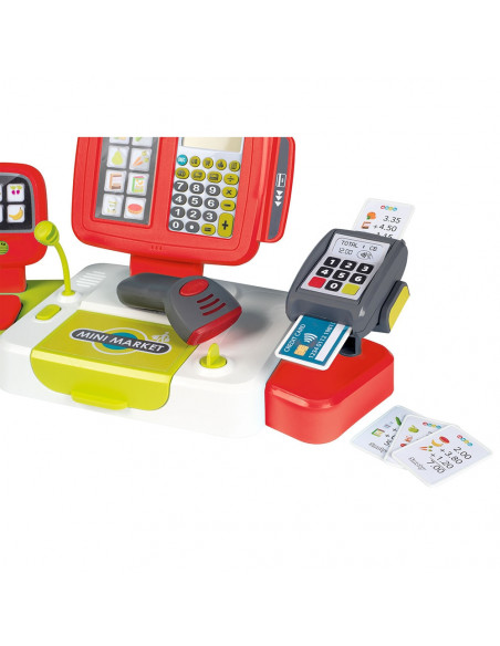 Jucarie Smoby Casa de marcat Large Cash Register rosu cu