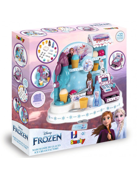 Magazin pentru copii Smoby Frozen Ice Cream Factory,S7600350404