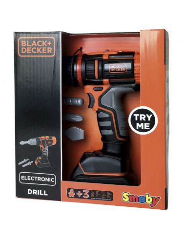 Jucarie Smoby Bormasina electronica Black & Decker cu
