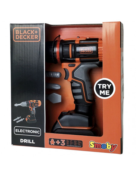 Jucarie Smoby Bormasina electronica Black & Decker cu
