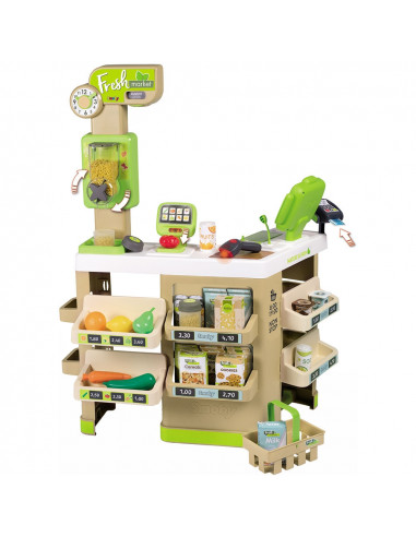 Magazin pentru copii Smoby Fresh Market cu accesorii,S7600350227