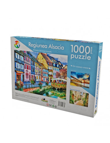 Regiunea Alsacia, Puzzle Noriel, 1000 Piese,Uniq2884
