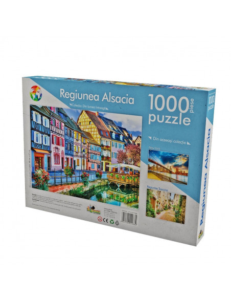 Regiunea Alsacia, Puzzle Noriel, 1000 Piese,Uniq2884