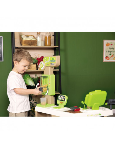 Magazin pentru copii Smoby Fresh Market cu accesorii,S7600350227