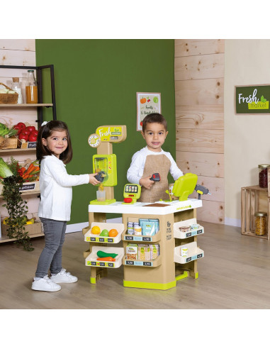 Magazin pentru copii Smoby Fresh Market cu accesorii,S7600350227