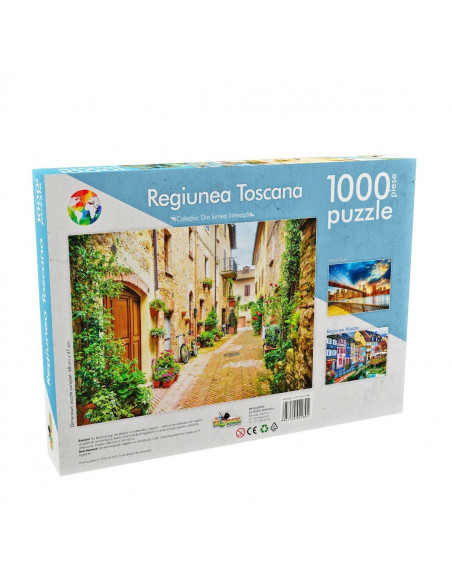 Regiunea Toscana, Puzzle Noriel, 1000 Piese,Uniq2891