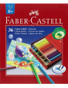 FC112436,Creioane Colorate Faber-Castell Grip 2001, 36 Culori, Cutie Cadou