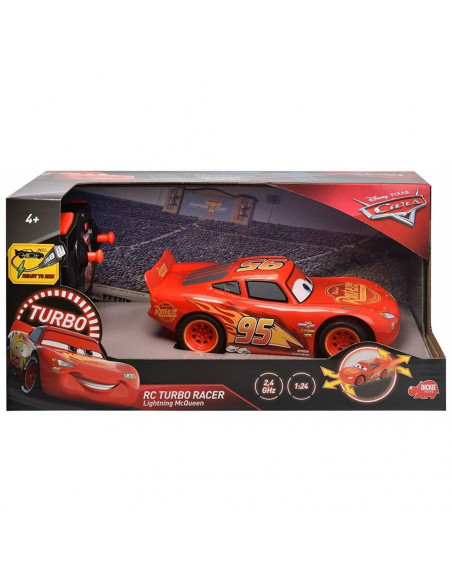 Masina Dickie Toys Cars 3 Turbo Racer Lightning McQueen cu