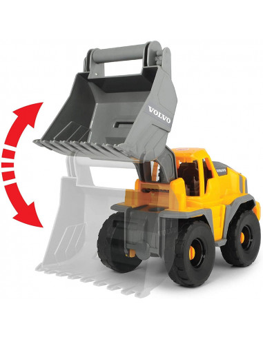 Buldozer Dickie Toys Volvo On-Site Loader,S203724002