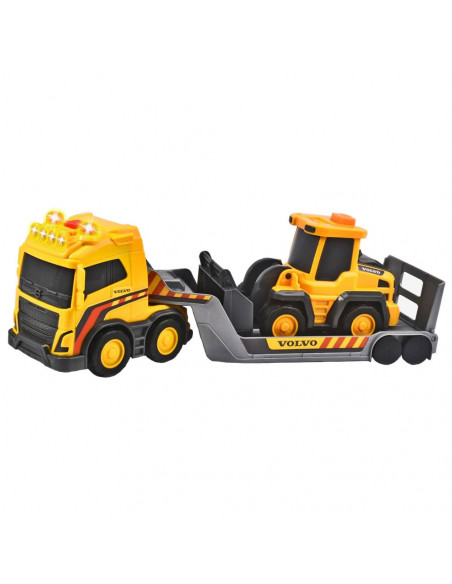 Set Dickie Toys Volvo Truck Team Camion cu remorca si