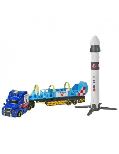 Set Dickie Toys Space Mission Truck Camion cu remorca si nava