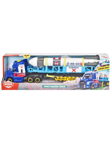 Set Dickie Toys Space Mission Truck Camion cu remorca si nava