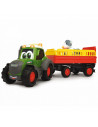 Tractor Dickie Toys Happy Fendt Animal Trailer cu remorca si