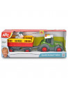 Tractor Dickie Toys Happy Fendt Animal Trailer cu remorca si