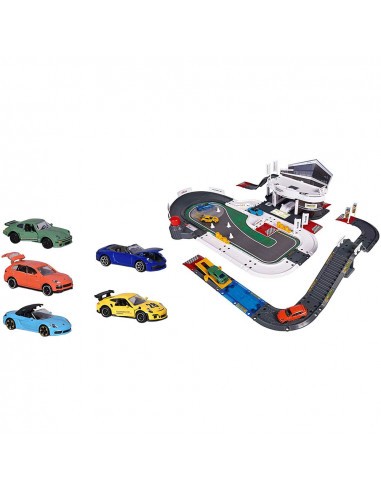 Pista de masini Majorette Creatix Porsche Experience Center cu