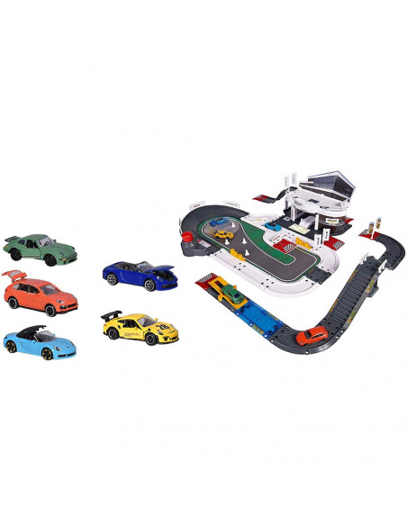 Pista de masini Majorette Creatix Porsche Experience Center cu