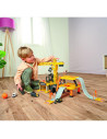 Pista de masini Majorette Creatix Construction cu 5 masinute