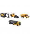 Set Majorette Volvo camion cu remorca, camion basculant