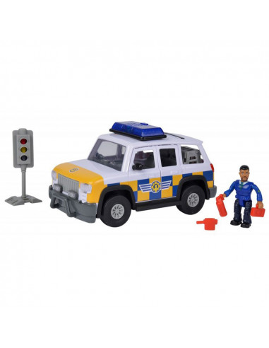 Masina de politie Simba Fireman Sam, Sam Police Car cu figurina