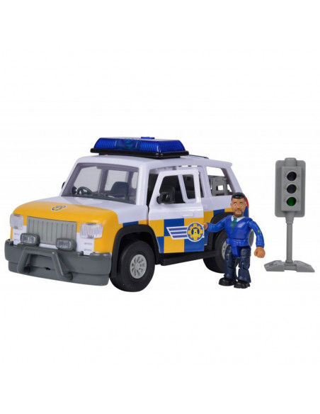 Masina de politie Simba Fireman Sam, Sam Police Car cu figurina